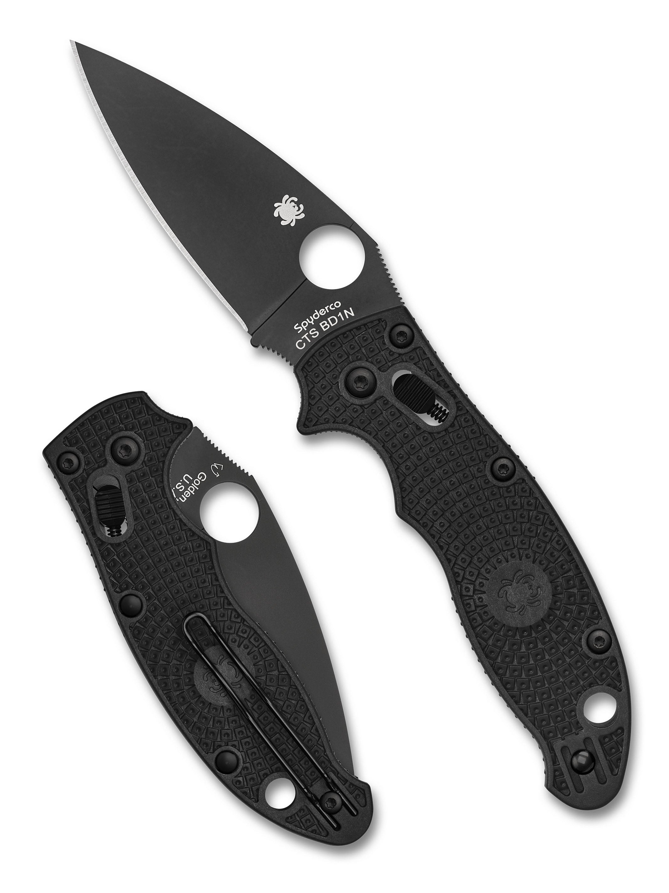 Spyderco Manix 2 Lightweight Black Blade — photo 1