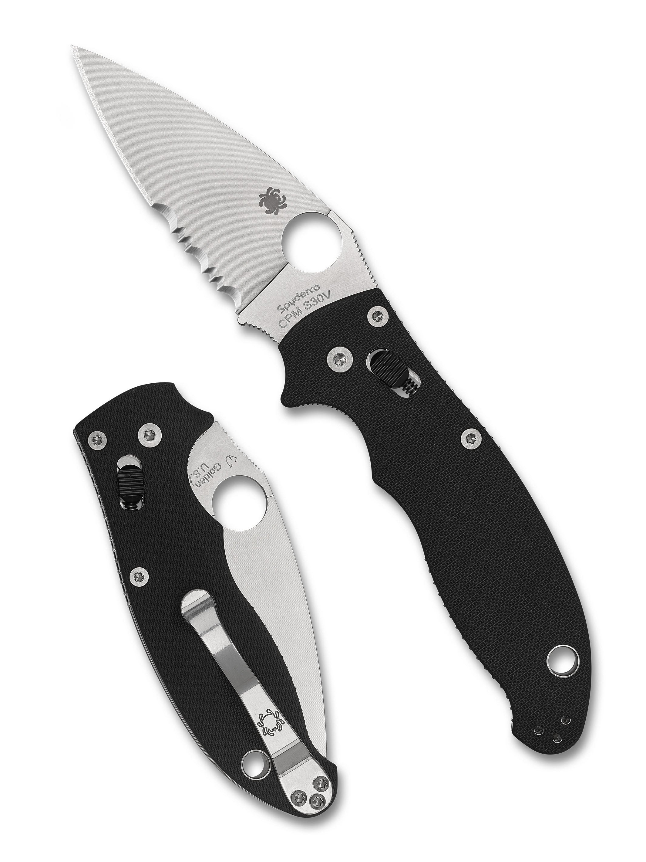Spyderco Manix 2 G10 CombinationEdge — photo 1