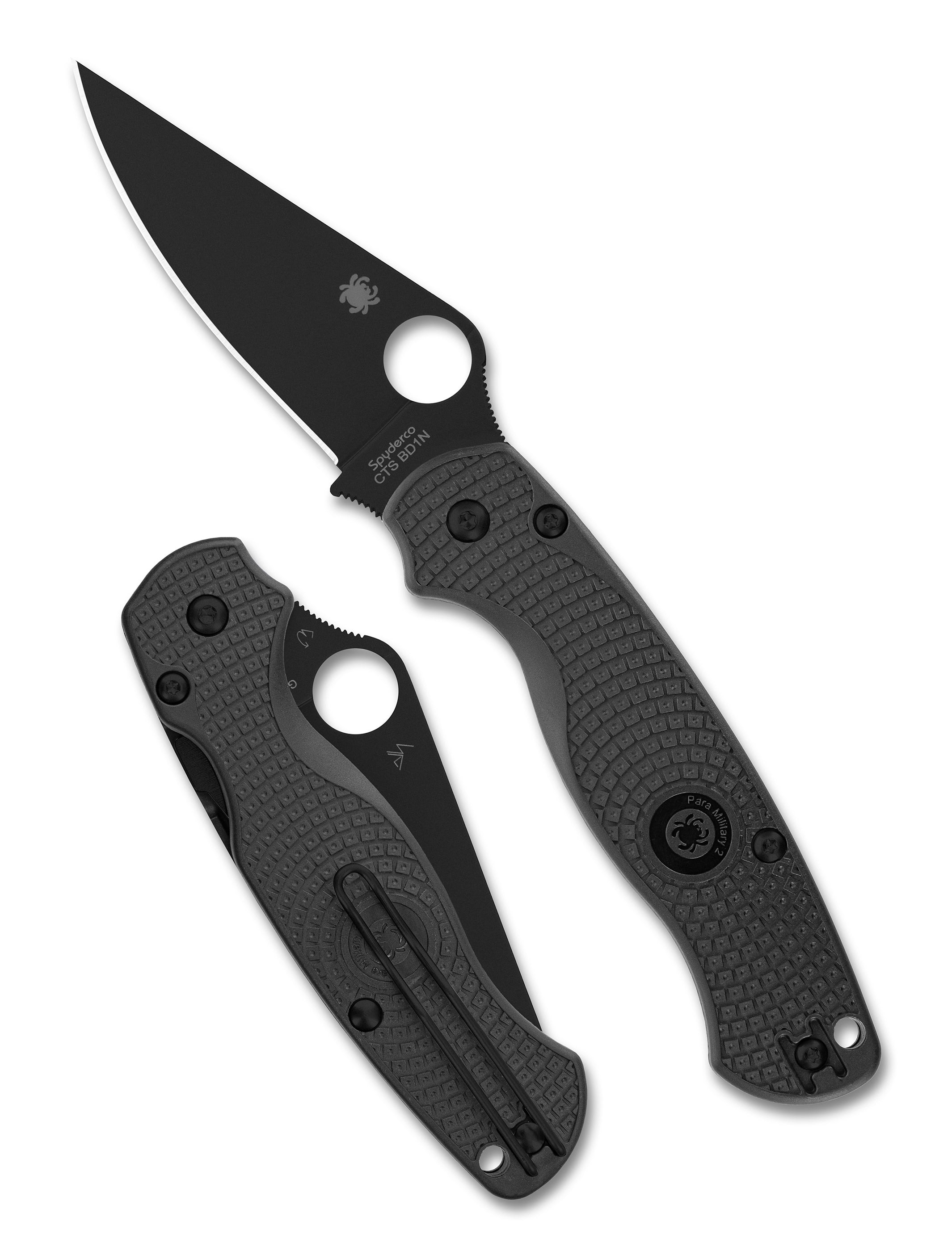 Spyderco Paramilitary 2 Lightweight Black Blade — photo 1